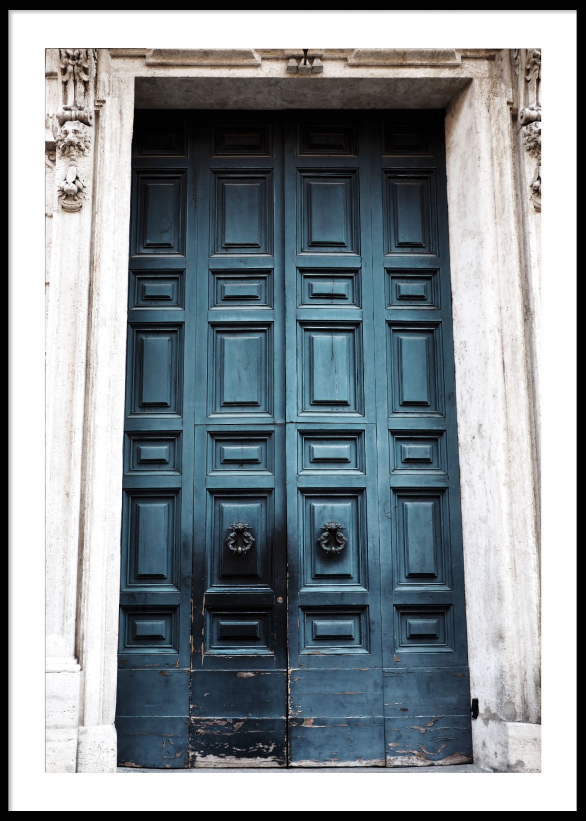 BLUE DOOR POSTER 50x70