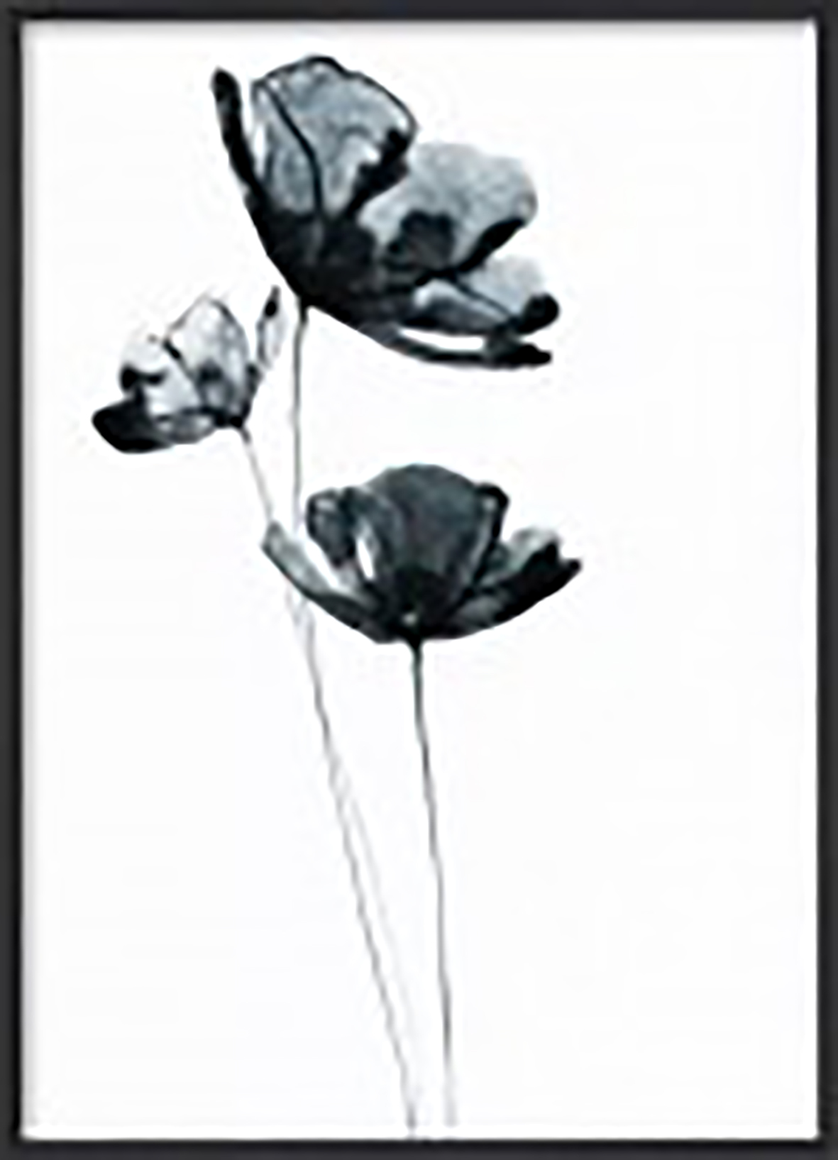 Blue flower 50x70