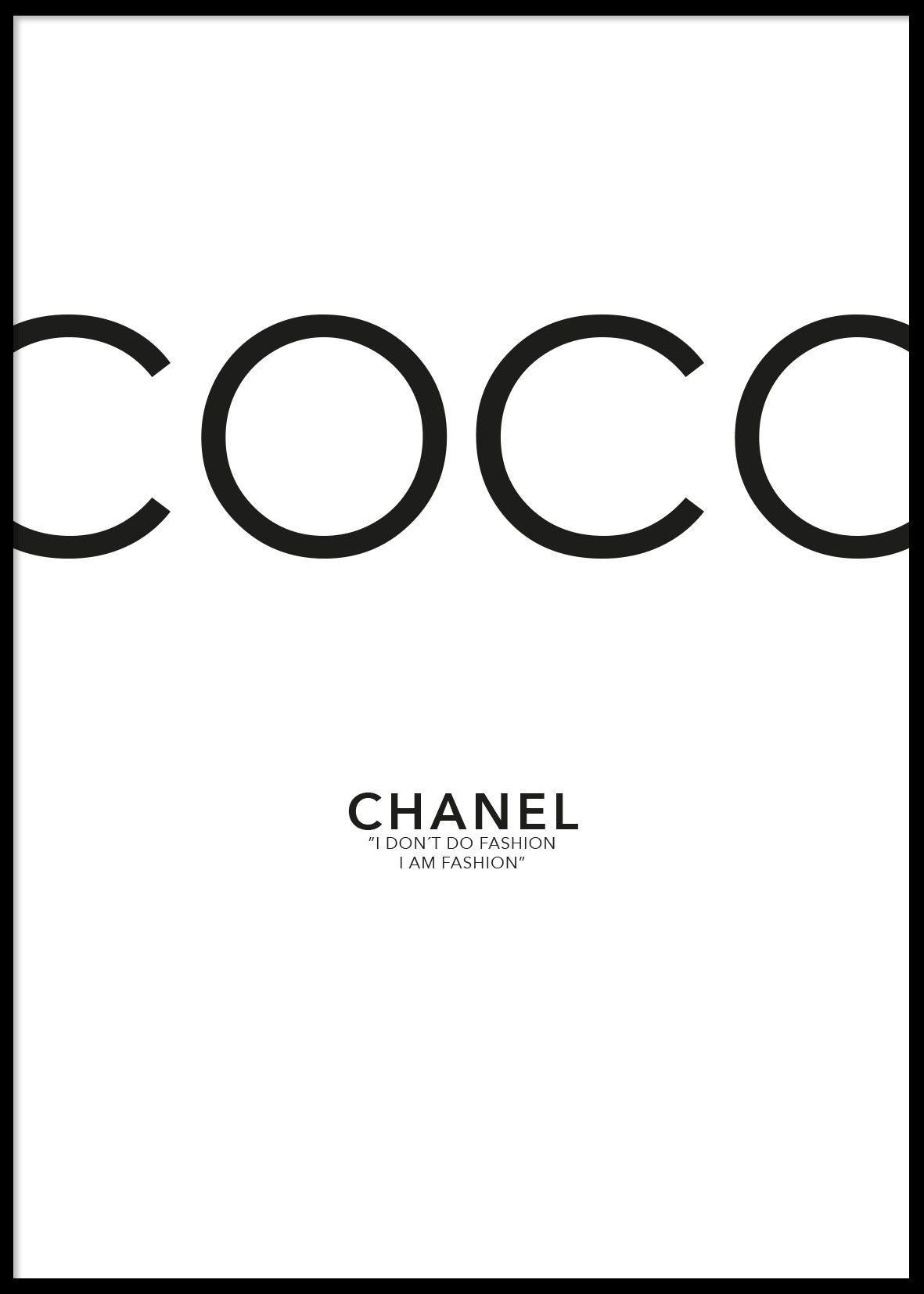 Coco Chanel 50x70