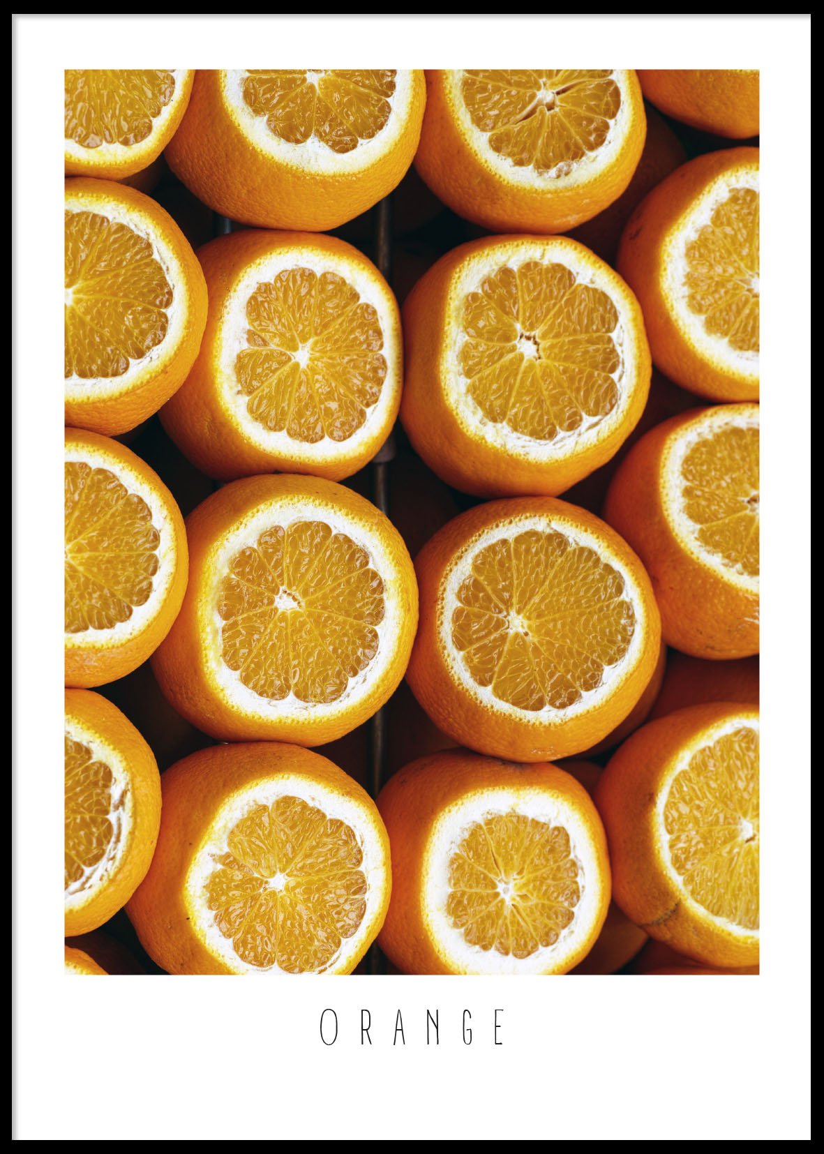 Orange poster 50x70